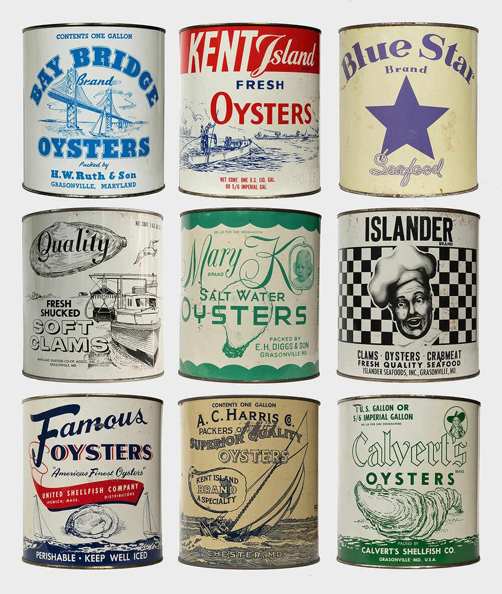 Kent Island Oyster Cans - Limited Edition Print — Jay Fleming